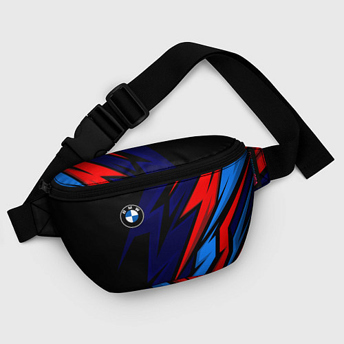 Поясная сумка BMW - m colors and black / 3D-принт – фото 4