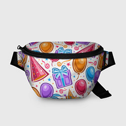 Поясная сумка Вечеринка, цвет: 3D-принт
