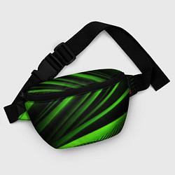 Поясная сумка Зеленый яркая текстура, цвет: 3D-принт — фото 2