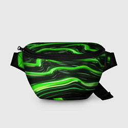 Поясная сумка Зеленые объемные элементы