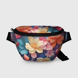 Поясная сумка Водянная лилия лотосы кувшинки, цвет: 3D-принт