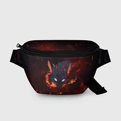 Поясная сумка Дракон кот, цвет: 3D-принт