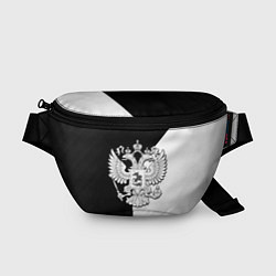 Поясная сумка Спортивная геометрия герб россии