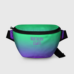 Поясная сумка Northern lights gradient, цвет: 3D-принт