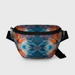 Поясная сумка Абстрактные краски, цвет: 3D-принт
