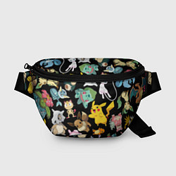 Поясная сумка Пикачу и другие покемоны, цвет: 3D-принт