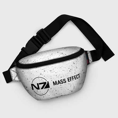 Поясная сумка Mass Effect glitch на светлом фоне по-горизонтали / 3D-принт – фото 4
