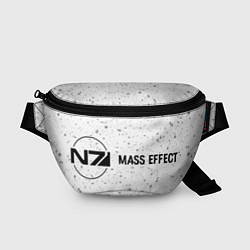Поясная сумка Mass Effect glitch на светлом фоне по-горизонтали