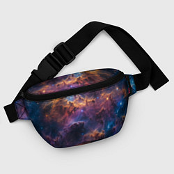 Поясная сумка Космическая туманность, цвет: 3D-принт — фото 2