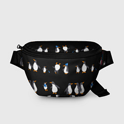 Поясная сумка Веселая семья пингвинов