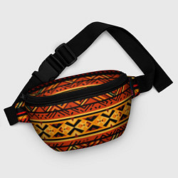 Поясная сумка Узор в этническом стиле масаев, цвет: 3D-принт — фото 2