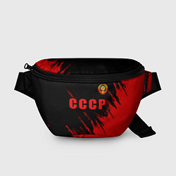 Поясная сумка СССР герб брызги красок