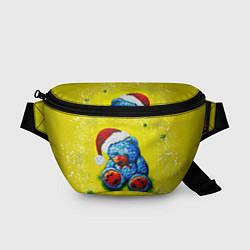 Поясная сумка Плюшевый Санта Клаус, цвет: 3D-принт