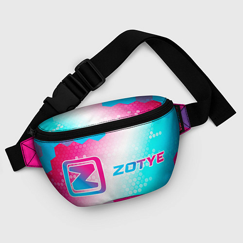 Поясная сумка Zotye neon gradient style по-горизонтали / 3D-принт – фото 4