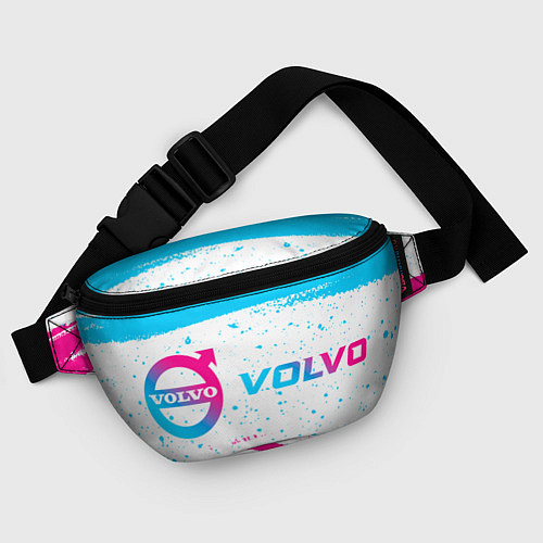 Поясная сумка Volvo neon gradient style по-горизонтали / 3D-принт – фото 4