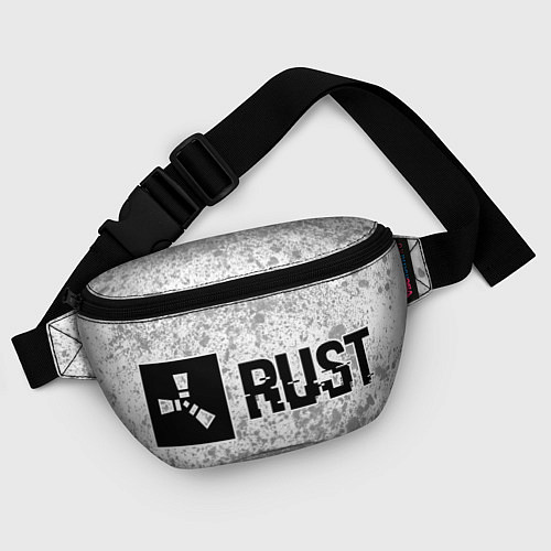 Поясная сумка Rust glitch на светлом фоне по-горизонтали / 3D-принт – фото 4
