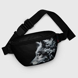 Поясная сумка Дымный волк, цвет: 3D-принт — фото 2