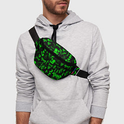 Поясная сумка Berserk neon green, цвет: 3D-принт — фото 2