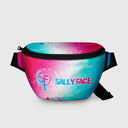 Поясная сумка Sally Face neon gradient style по-горизонтали