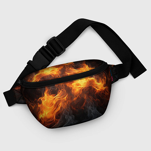 Поясная сумка Огонь и дым / 3D-принт – фото 4