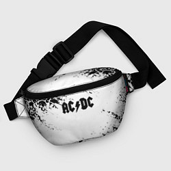 Поясная сумка ACDC rock collection краски черепа, цвет: 3D-принт — фото 2