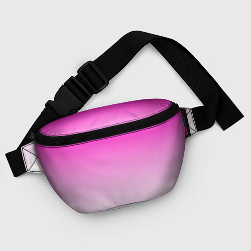 Поясная сумка Розово-белый градиент / 3D-принт – фото 4