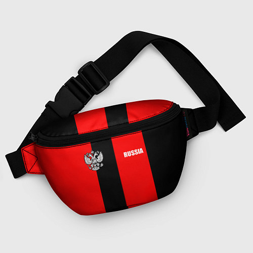 Поясная сумка Красный и черный - герб РФ / 3D-принт – фото 4