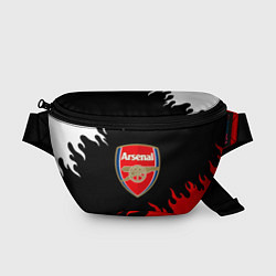 Поясная сумка Arsenal fc flame, цвет: 3D-принт