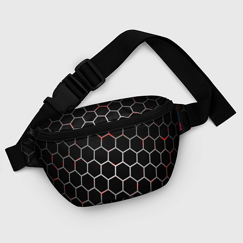 Поясная сумка Шестиугольник пчелиный улей / 3D-принт – фото 4