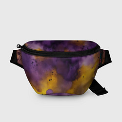 Поясная сумка Акварелика, цвет: 3D-принт