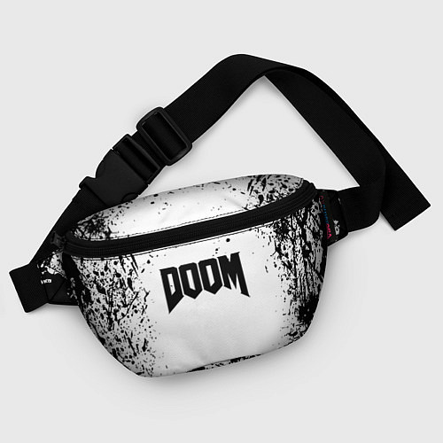 Поясная сумка Doom black splash / 3D-принт – фото 4