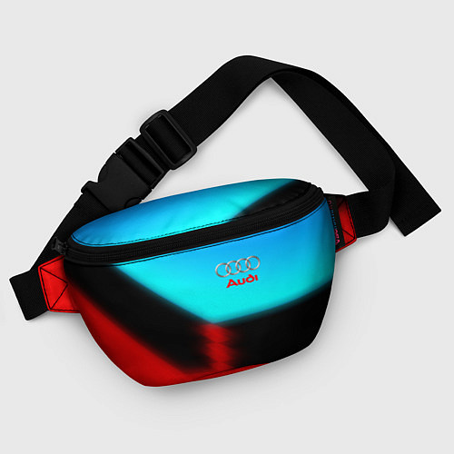 Поясная сумка AUDI sport brend color / 3D-принт – фото 4