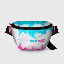 Поясная сумка Dark Souls neon gradient style по-горизонтали