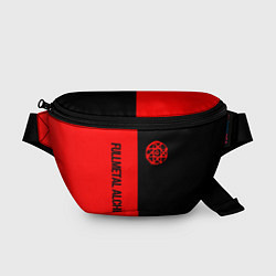 Поясная сумка Стальной алхимик - красная печать Альфонс, цвет: 3D-принт
