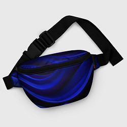 Поясная сумка Темная синяя абстракция, цвет: 3D-принт — фото 2