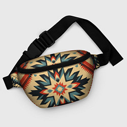 Поясная сумка Орнамент в стиле американских индейцев, цвет: 3D-принт — фото 2
