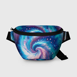 Поясная сумка Галактический тай-дай, цвет: 3D-принт