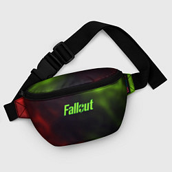 Поясная сумка Fallout fire gradient, цвет: 3D-принт — фото 2