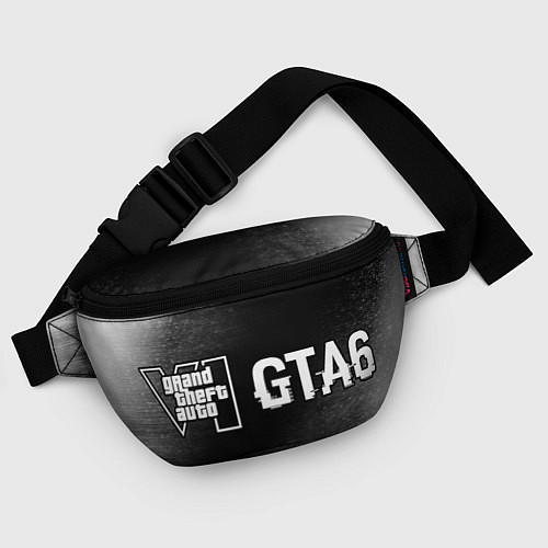 Поясная сумка GTA6 glitch на темном фоне по-горизонтали / 3D-принт – фото 4