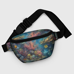 Поясная сумка Рыбы под водой, цвет: 3D-принт — фото 2