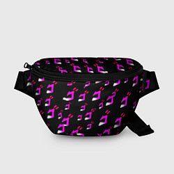 Поясная сумка JoJos Bizarre neon pattern logo, цвет: 3D-принт