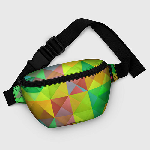 Поясная сумка Разноцветные фигуры / 3D-принт – фото 4