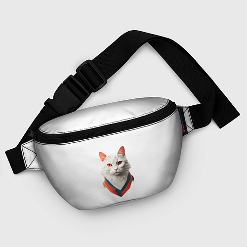 Поясная сумка Белый кот от ai / 3D-принт – фото 4