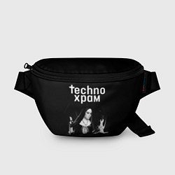 Поясная сумка Techno храм монашка колдунья, цвет: 3D-принт
