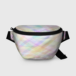 Поясная сумка Цветные полупрозрачные полосы, цвет: 3D-принт