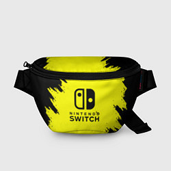 Поясная сумка Nintendo switch краски на жёлтом, цвет: 3D-принт