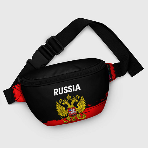 Поясная сумка Россия герб краски абстракция / 3D-принт – фото 4