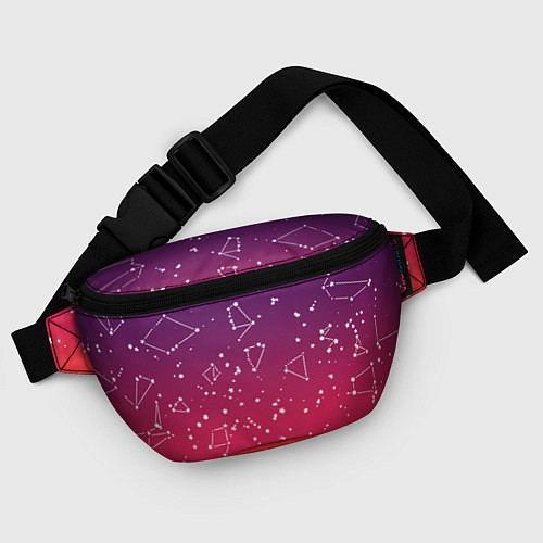 Поясная сумка Созвездия в розовом небе / 3D-принт – фото 4