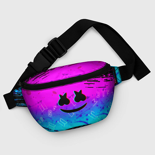 Поясная сумка Маршмэллоу x бтс неоновый стиль / 3D-принт – фото 4