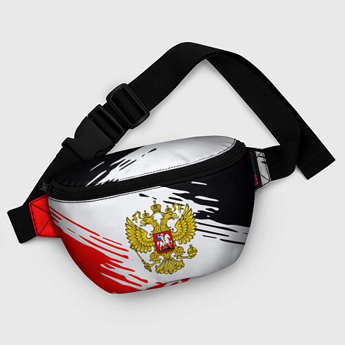 Поясная сумка Россия имперские краски текстура / 3D-принт – фото 4